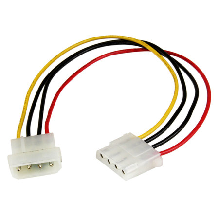 Startech.Com 12in LP4 Extender Cable 4pin Molex Power Extension LP4POWEXT12